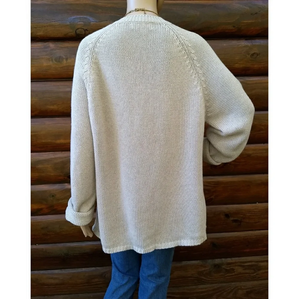 J. Crew V Neck Oversized Sweater